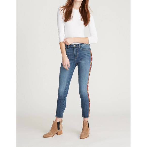 SALT TREE KanCan Women's High Rise Skinny Jeans - Heavily Faded Denim, Five Pocket Style - View #3